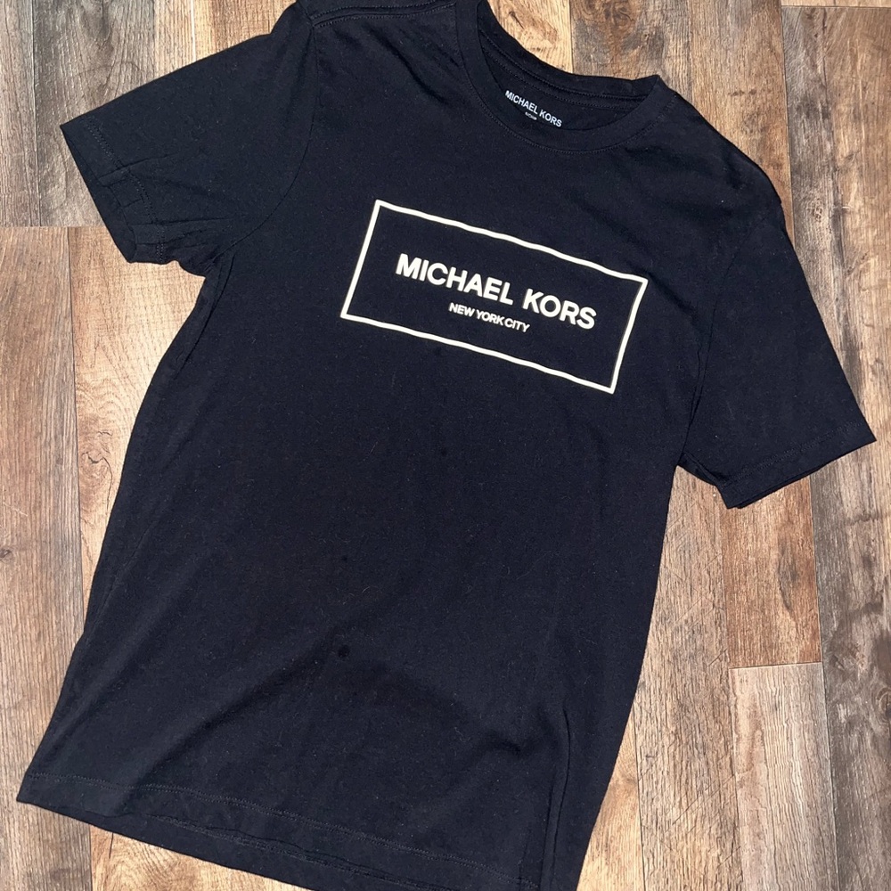 Michael Kors Black Graphic Tee